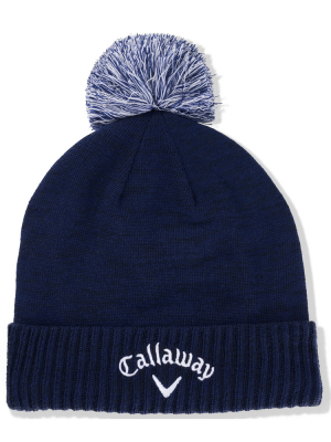 Callaway Mössa Pom Beanie 23 Marinblå i gruppen Kläder & Accessoarer / Accessoarer / MÖSSOR hos Dimbo Golf AB (1404022-5223020)