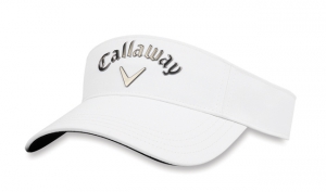 Callaway Solskärm Liquid Metal Vit/Gunmetal i gruppen Kläder & Accessoarer / Accessoarer / Solskärmar hos Dimbo Golf AB (1406016-1098)