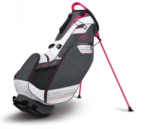 Callaway Bärbag Hyper Lite 3 Titan/Vit/Rosa i gruppen Golfbagar / Bärbagar hos Dimbo Golf AB (1411093-921051)