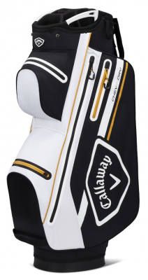 Callaway Vagnbag Chev Dry 14 Svart/Vit/Guld i gruppen Golfbagar / Vagnbagar hos Dimbo Golf AB (1412084-5122429)