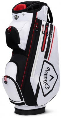 Callaway Vagnbag Chev 14 Plus Vit/Svart/Eldrd i gruppen Golfbagar / Vagnbagar hos Dimbo Golf AB (1412085-5122121)