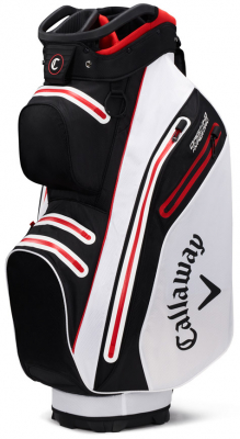 Callaway Vagnbag Org 14 HyperDry Svart/Vit/Eldrd i gruppen Golfbagar / Vagnbagar Vattentta hos Dimbo Golf AB (1412086-5122071)