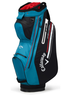 Callaway Vagnbag Chev Dry 14 2023 Aqua/Svart/Eldrd i gruppen Golfbagar / Vagnbagar hos Dimbo Golf AB (1412089-5123096)