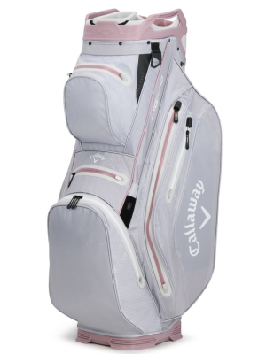 Callaway Vagnbag Org 14 HyperDry 2023 Silver/Ros i gruppen Golfbagar / Vagnbagar Vattentta hos Dimbo Golf AB (1412091-5123142)