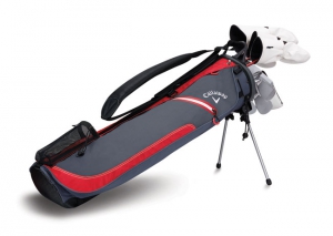 Callaway Bärbag Hyperlite 1+ Pencil Titan/Röd/Vit i gruppen Golfbagar / Pencilbagar hos Dimbo Golf AB (1413021-925010)