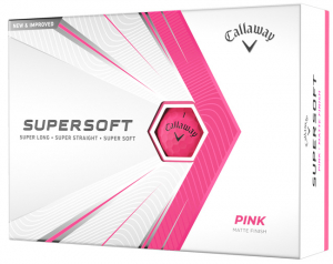 Callaway Golfbollar Supersoft Matte 21 Rosa (1st duss) i gruppen Rea & Begagnat / Rea Golfbollar hos Dimbo Golf AB (1415027-51)