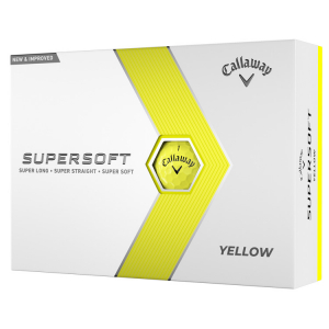 Callaway Golfbollar Supersoft 23 Gul (1st duss) i gruppen Golfbollar hos Dimbo Golf AB (1415032-30)