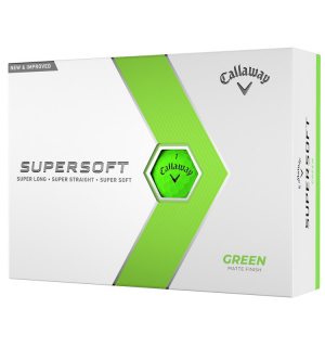 Callaway Golfbollar Supersoft Matte 23 Grön (1st duss) i gruppen Golfbollar hos Dimbo Golf AB (1415032-40)