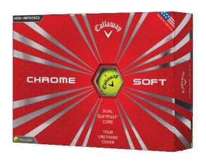 Callaway Golfbollar Chrome Soft Gul (1st duss) i gruppen Golfbollar hos Dimbo Golf AB (1416013-3001)