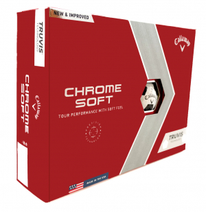 Callaway Golfbollar Chrome Soft 22 Truvis Vit/Svart (1st duss) i gruppen Golfbollar hos Dimbo Golf AB (1416035-1099)