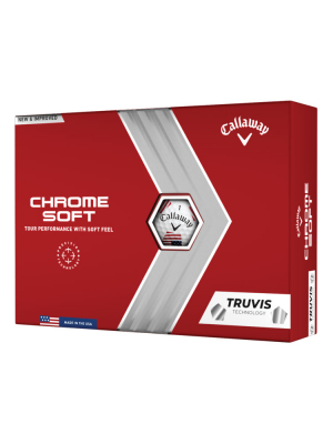 Callaway Golfbollar Chrome Soft 22 Truvis Ryder Cup Team USA (1st duss) i gruppen Golfbollar hos Dimbo Golf AB (1416035-121551)