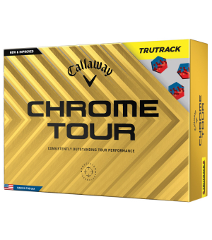 Callaway Golfbollar Chrome Tour TruTrack Gul (1st duss) i gruppen Golfbollar hos Dimbo Golf AB (1416042-3030)