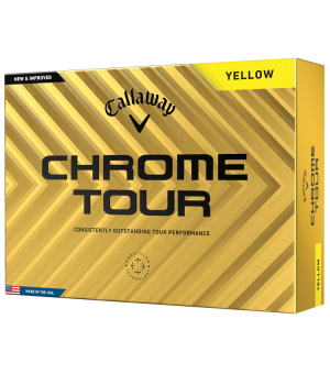Callaway Golfbollar Chrome Tour 24 Gul (1st duss) i gruppen Golfbollar hos Dimbo Golf AB (1416045-3030)