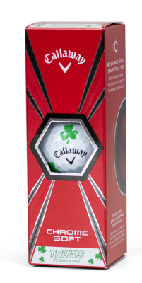 Callaway Golfbollar Chrome Soft 19 Truvis Shamrock Vit (1st 3-pack) i gruppen Golfbollar hos Dimbo Golf AB (1418044-1040)