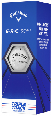 Callaway Golfbollar ERC Soft Triple Track Vit (1st 3-pack) i gruppen Golfbollar hos Dimbo Golf AB (1418054-10)