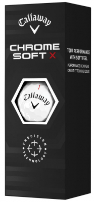 Callaway Golfbollar Chrome Soft 22 X Vit (1st 3-pack) i gruppen Golfbollar hos Dimbo Golf AB (1418059-1010)