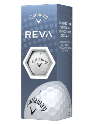Callaway Golfbollar Reva 23 Pearl (1st 3-pack) i gruppen Golfbollar hos Dimbo Golf AB (1418066-10)