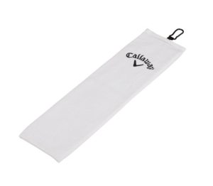 Callaway Handduk Tri Fold Chev Vit i gruppen Golftillbehör / Golfhanddukar hos Dimbo Golf AB (1443029-10)