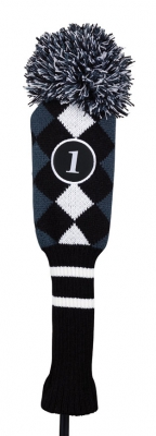 Callaway Headcover PomPom Driver Svart/Titan/Vit i gruppen Golftillbehör / Headcover Metalwoods hos Dimbo Golf AB (1481019-999210)
