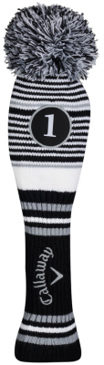 Callaway Headcover Pom Pom Driver Svart/Vit i gruppen Golftillbehör / Headcover Metalwoods hos Dimbo Golf AB (1481028-5520006)