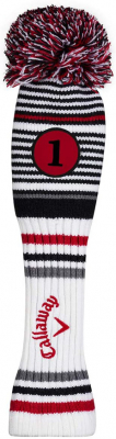 Callaway Headcover Pom Pom Driver Vit/Grafit/Röd i gruppen Golftillbehör / Headcover Metalwoods hos Dimbo Golf AB (1481028-5520009)