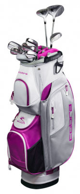Cobra Nybrjarset Fly XL Dam Hger 9 klubbor i gruppen Golfklubbor / Nybrjarset / Startset Hger Dam (Vanligast) hos Dimbo Golf AB (1580002-21)