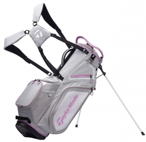 TaylorMade Bärbag Pro Stand 8.0 Grå/Vit/Lila i gruppen Golfbagar / Bärbagar hos Dimbo Golf AB (1611071-901070)
