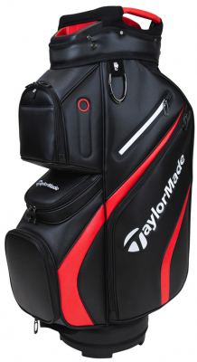 TaylorMade Vagnbag Deluxe Svart/Rd i gruppen Rea & Begagnat / Rea Golfbagar hos Dimbo Golf AB (1612052-9950)