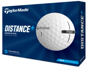 TaylorMade Golfboll Distance + Vit 1st dussin i gruppen Golfbollar hos Dimbo Golf AB (1615026-10)