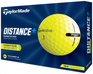 TaylorMade Golfboll Distance + Gul 1st dussin i gruppen Golfbollar hos Dimbo Golf AB (1615026-30)