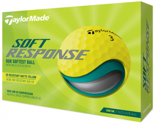 TaylorMade Golfboll Soft Response 2022 Gul 1st dussin i gruppen Rea & Begagnat / Rea Golfbollar hos Dimbo Golf AB (1615027-30)