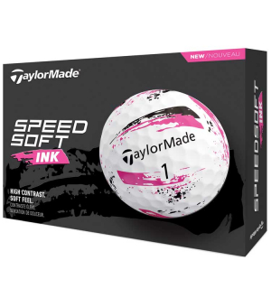 TaylorMade Golfboll SpeedSoft Ink Rosa 1st dussin i gruppen Golfbollar hos Dimbo Golf AB (1615030-924001)