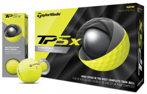 TaylorMade Golfboll TP5 X Gul 1st dussin i gruppen Golfbollar hos Dimbo Golf AB (1616023-30)