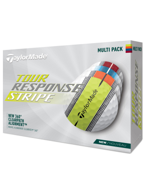 TaylorMade Golfboll Tour Response Stripe Multi 1st dussin i gruppen Golfbollar hos Dimbo Golf AB (1616025-375207)