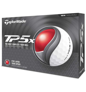 TaylorMade Golfboll TP5 X 2024 1st dussin i gruppen Golfbollar hos Dimbo Golf AB (1616026-666201)