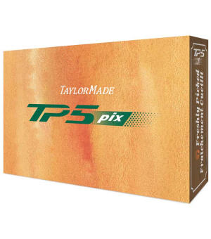 TaylorMade Golfboll TP5  Pix Peach 2024 1st dussin i gruppen Golfbollar hos Dimbo Golf AB (1616026-905101)