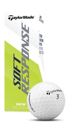 TaylorMade Golfboll Soft Response Vit (1st 3-pack) i gruppen Rea & Begagnat / Rea Golfbollar hos Dimbo Golf AB (1618032-1001)