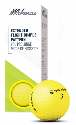 TaylorMade Golfboll Soft Response Gul (1st 3-pack) i gruppen Golfbollar hos Dimbo Golf AB (1618032-3001)