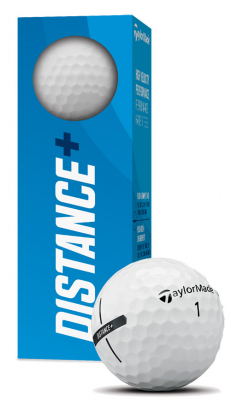 TaylorMade Golfboll Distance + Vit (1st 3-pack) i gruppen Golfbollar hos Dimbo Golf AB (1618036-1001)