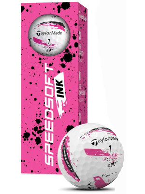 TaylorMade Golfboll SpeedSoft Rosa (1st 3-pack) i gruppen Golfbollar hos Dimbo Golf AB (1618040-1051)