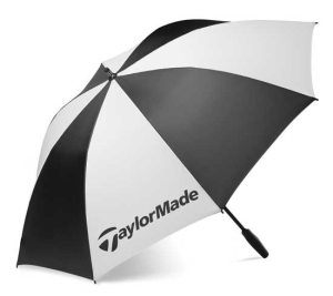 TaylorMade Paraply 62 Singelduk Svart/Vit i gruppen Golftillbehr / Golfparaplyer hos Dimbo Golf AB (1675017-9010)