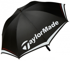 TaylorMade Paraply 60 Singelduk Svart/Vit i gruppen Golftillbehr / Golfparaplyer hos Dimbo Golf AB (1675021-9010)
