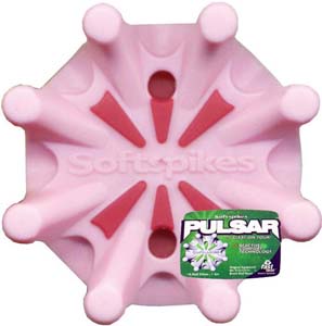 Mjukspik Softspikes Pulsar Fast Twist (Tri-Lok) Rosa/Röd i gruppen Golfskor & Tillbehör / Skotillbehör hos Dimbo Golf AB (1981002-2035156)