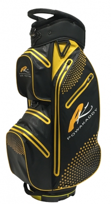 Powa Kaddy Vagnbag Dri Edition Svart/Gul i gruppen Golfbagar / Vagnbagar Vattentäta hos Dimbo Golf AB (2012015-9030)