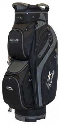 Powa Kaddy Vagnbag Deluxe Lite Nylon Svart/Titanium/Silver i gruppen Golfbagar / Vagnbagar / PowaKaddy Vagnbag hos Dimbo Golf AB (2012025-9299)