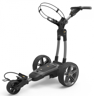 Powa Kaddy Elvagn FX7 EBS GPS Litium Gun Metal i gruppen Golfvagnar & Tillbehör / El-vagnar hos Dimbo Golf AB (2084029-9118r)