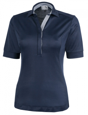 Galvin Green Armbågslång Piké Dam Myrtle Marinblå i gruppen Kläder & Accessoarer / Dam / Kortärmat hos Dimbo Golf AB (2124041-31B4r)