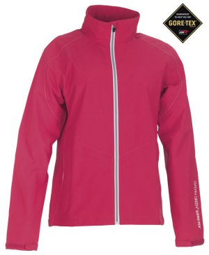 Galvin Green Regnjacka Gore-Tex Dam Paclite Abby Raspberry/Vit i gruppen Kläder & Accessoarer / Damkläder / REGNJACKOR / Galvin Green Regnjacka hos Dimbo Golf AB (2130041-92B4r)