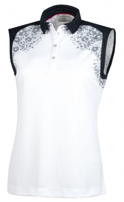 Galvin Green Ärmlös Meja Vit/Marinblå i gruppen Kläder & Accessoarer / Dam / Ärmlöst hos Dimbo Golf AB (2142012-13B3r)