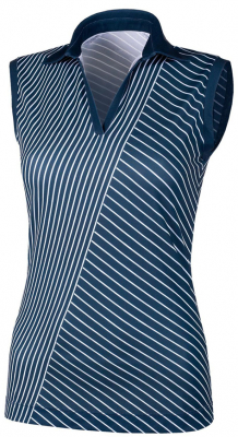 Galvin Green Ärmlös Piké Dam Mira V8+ Marinblå/Vit i gruppen Kläder & Accessoarer / Dam / Ärmlöst hos Dimbo Golf AB (2142016-31B4r)